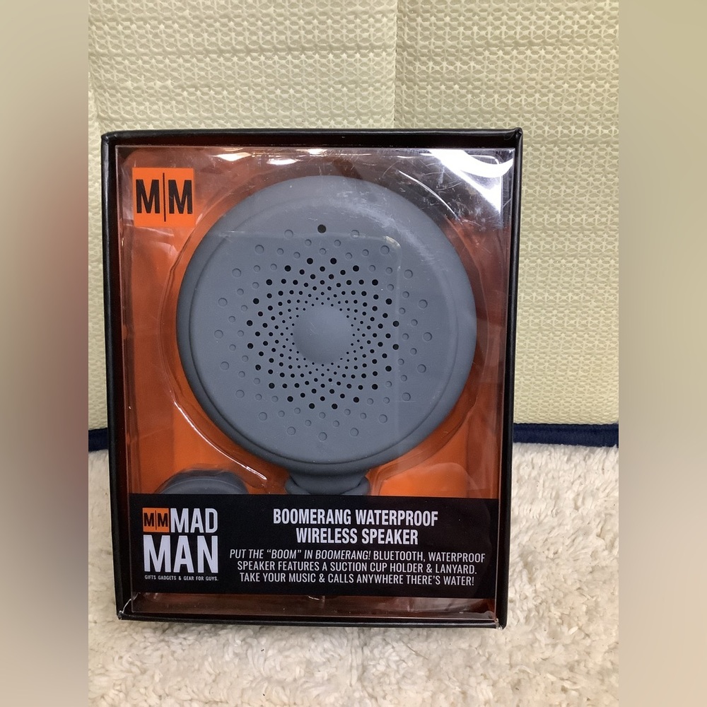 Boomerang Waterproof Wireless Speaker, Mad Man
